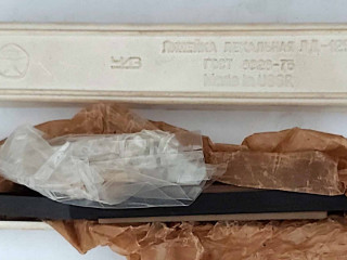 Линейка поверочная ЛД-125, лекальная, класс точности 0, ГОСТ 8026-75, СССР.