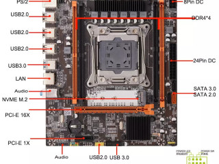 Комплект X99 Xeon E5-2660v3, 16GB DDR4, Qiyida X99H