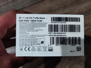 Телефон Xiaomi mi 11 lite 5G Snapdragon 780G 8/128
