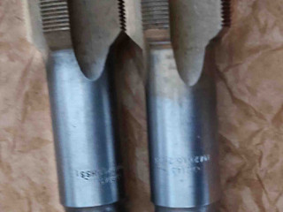 Метчик М42х1,5; к-т, машинно-ручной, Р6М5, 149/39 мм, мелкий шаг, СССР.