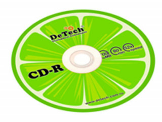 CD-R диск чистый DeTech 700MB/80MIN 52x + конверт