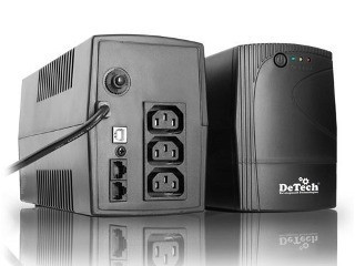 Источник бесперебойного питания DeTech E650VA/UR (390W)