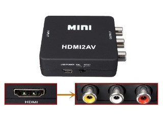 Переходник видео HDMI - AV (RCA)