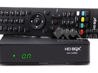 Новый ресивер (тюнер) HD BOX S4K Combo (поддержка UltraHD)