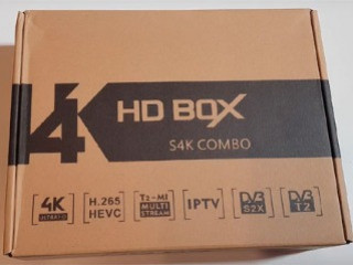 Новый ресивер (тюнер) HD BOX S4K Combo (поддержка UltraHD)