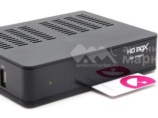 Новый ресивер (тюнер) HD BOX S4K Combo (поддержка UltraHD)