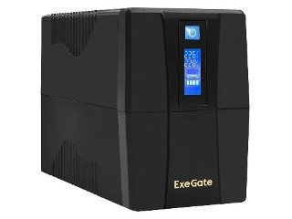 Источник бесперебойного питания ExeGate ULB-650 LCD Sсhuko (360W)