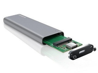 Карман для SSD M.2 NVMe to USB 3.1 SHL-R320 (Silver)