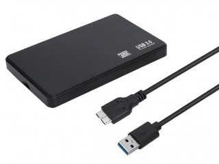 Карман для HDD/SSD 2,5" SATA to USB 3.0 пластик; безвинтовая сборка