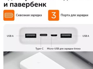 ПоверБанк Xiaomi 20000 mah