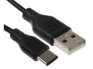 Кабель USB AM/Type-C Ugetus силиконовый 1m черный