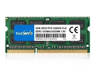 Модуль памяти DDR3 SODIMM 4GB/1333 TECMIYO (PC3-10600S) 1,5V