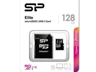 Карта памяти Micro SDXC 128GB Silicone Power Elite; Class 10