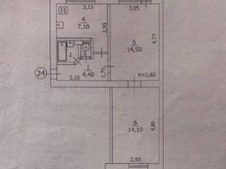 Продается 2 - х комнатная квартира, ул. Островского