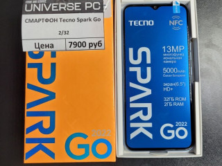 Смартфон tecno spark 7700р , телефон, магазин гарантия