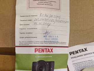 Зеркальный фотоаппарат Pentax Kr