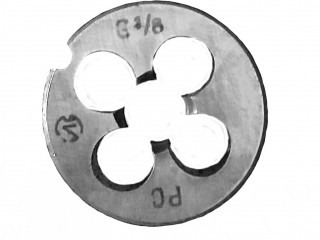 Плашка трубная G1/8" дюйма, 9ХС, 30/9 мм, 2654-0151, ГОСТ 9740-71.