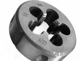 Плашка трубная G3/8" дюйма, 9ХС, 45/14 мм, 2654-0155, ГОСТ 9740-71.