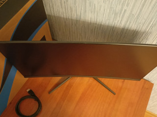 Новый Изогнутый безрамочный монитор-24 дюйма (Led, IPS, FullHD, 75Гц)