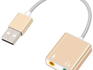 Звуковая карта USB для ноутбука и ПК