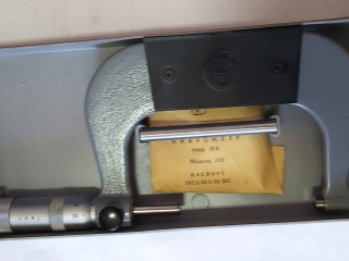 Микрометр МК100, 75-100 мм, 0,01 мм, ГОСТ 6507-90, СССР.