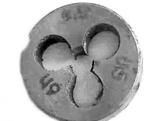 Плашка М4,5х0,5; 9ХС, мелкий шаг, 20/5 мм, ГОСТ 7740-71, СССР