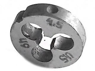 Плашка М4,5х0,5; 9ХС, мелкий шаг, 20/5 мм, ГОСТ 7740-71, СССР